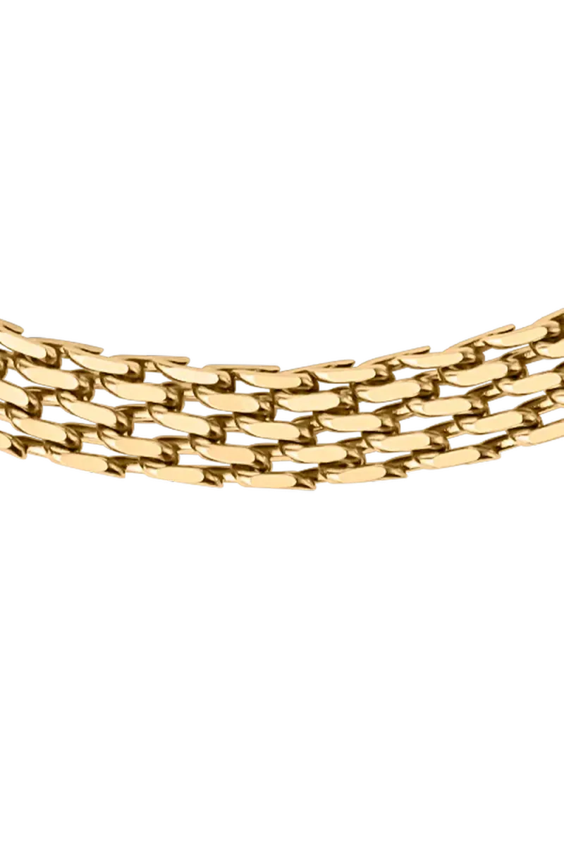 Mesh Link Bracelet, Gold