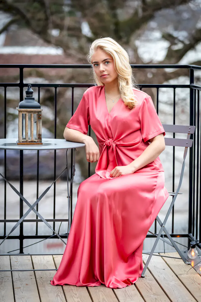 Savannah Skirt, Semi Rich Coral