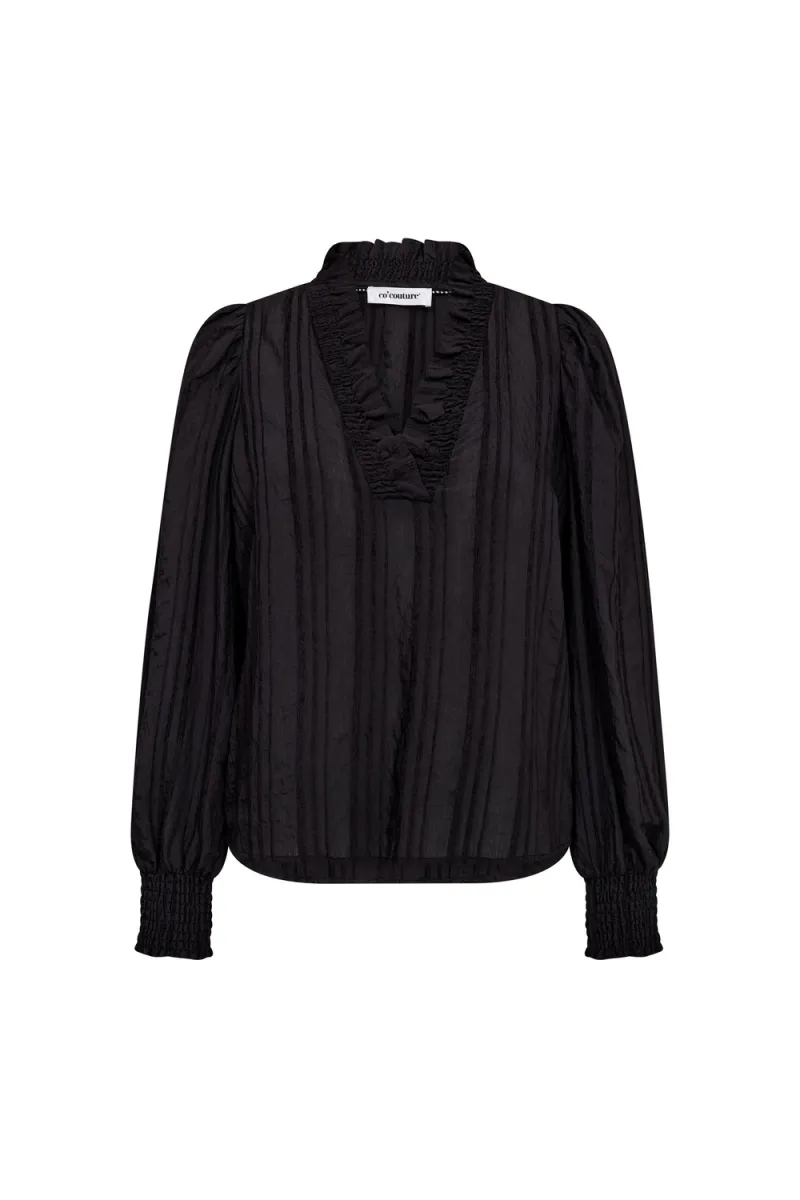 Kesi V-Blouse, Black