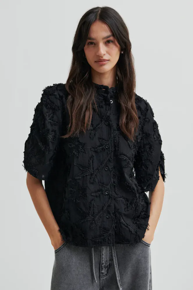 Seena SS Shirt, Black