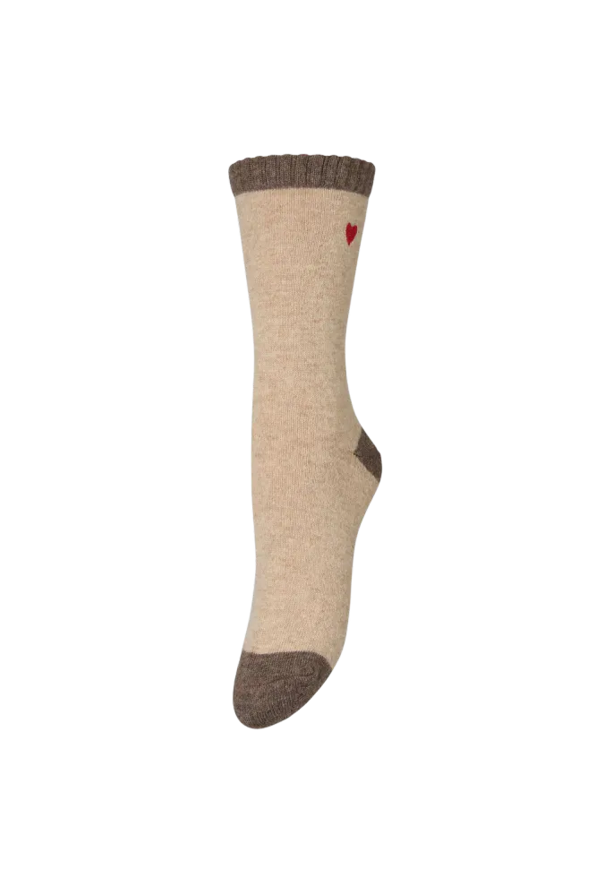 Hearty Wola Sock, Pine Bark