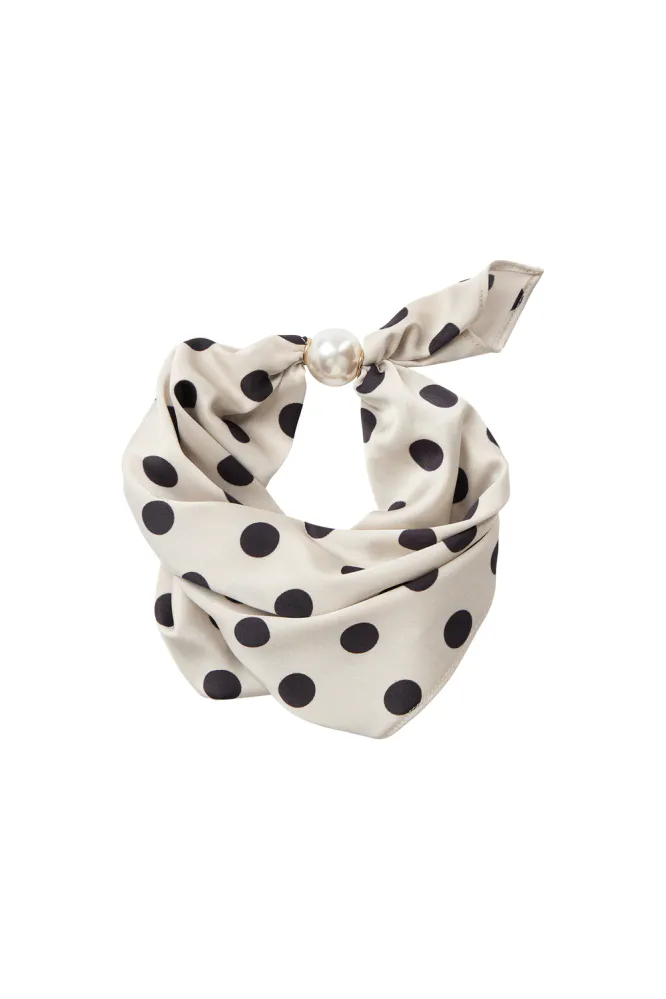 Pearl Scarf, Pearl - Black