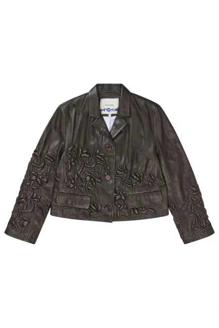 Hovedbilde Novalie Leather Jacket, Mocca