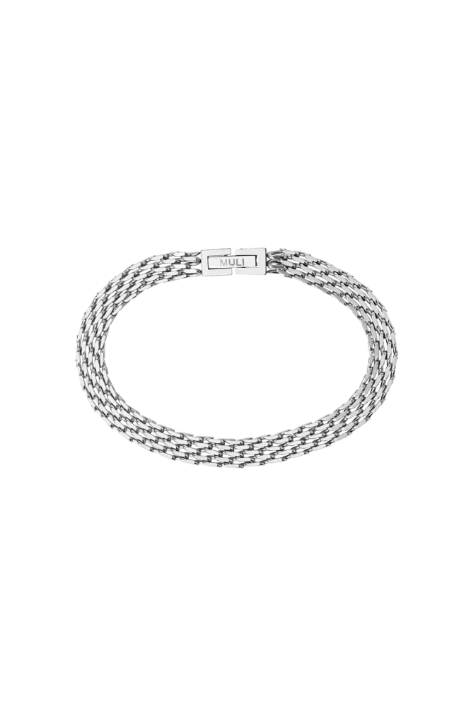 Mesh Link Bracelet, Silver