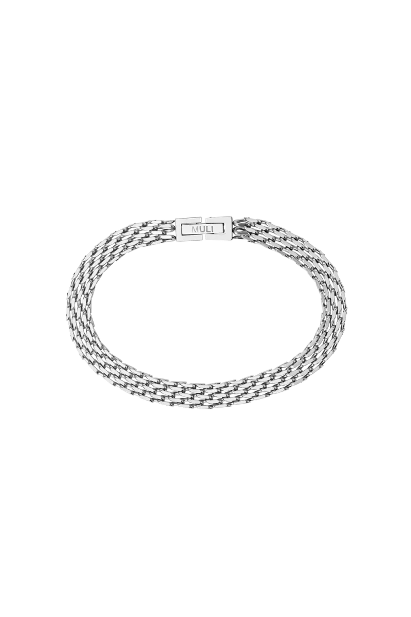 Mesh Link Bracelet, Silver