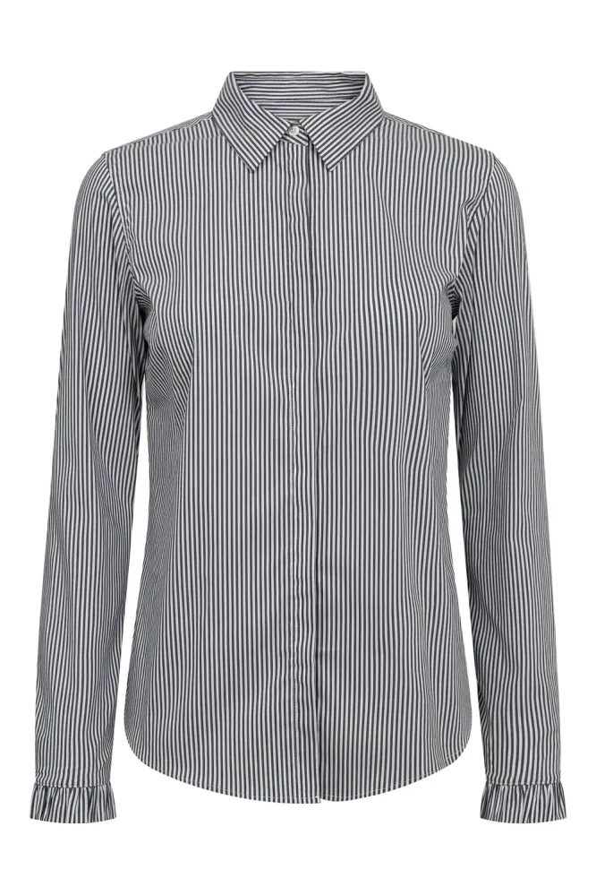 Mattie Flip Stripe Shirt, India Ink