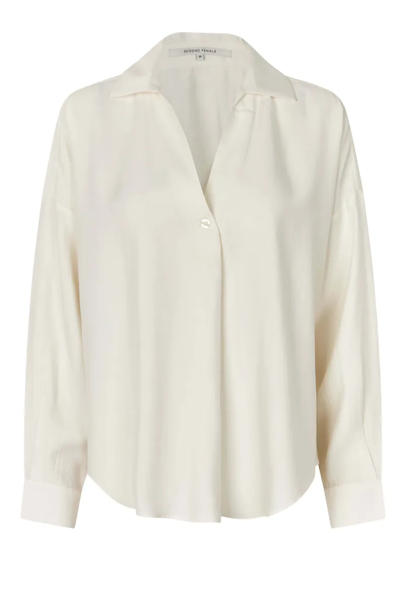 Timeline Blouse, Egret