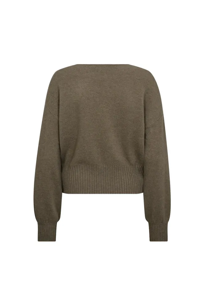 Ady Cashmere Wrap Knit, Brindle