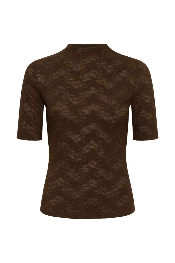 Tadea Blouse, Chocolate Brown