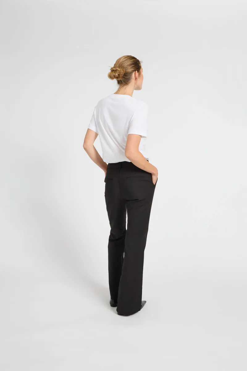 Bindy HW Pants Bootcut Leg, Black Beauty