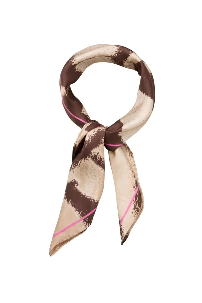 Graphia Tenia Sia Scarf, Chocolate Brown
