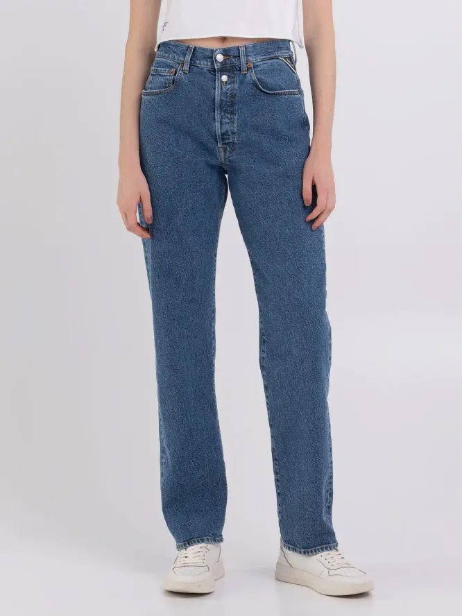 W9Z1 Straight Fit Jeans, Medium Blue