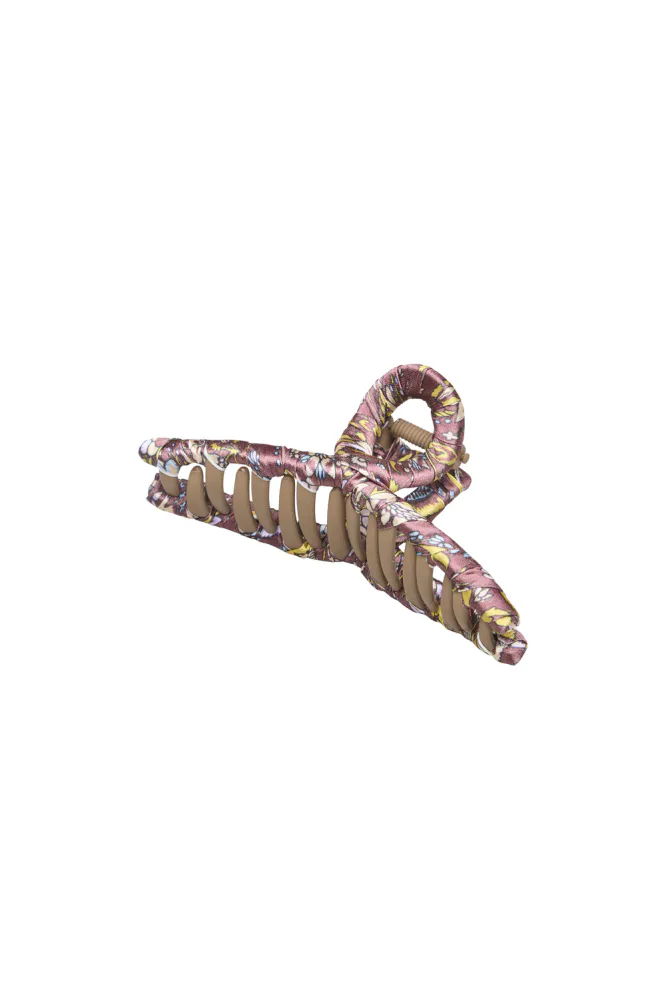 Fiora Luster Celabrina Hair Claw, Chocolate Brown