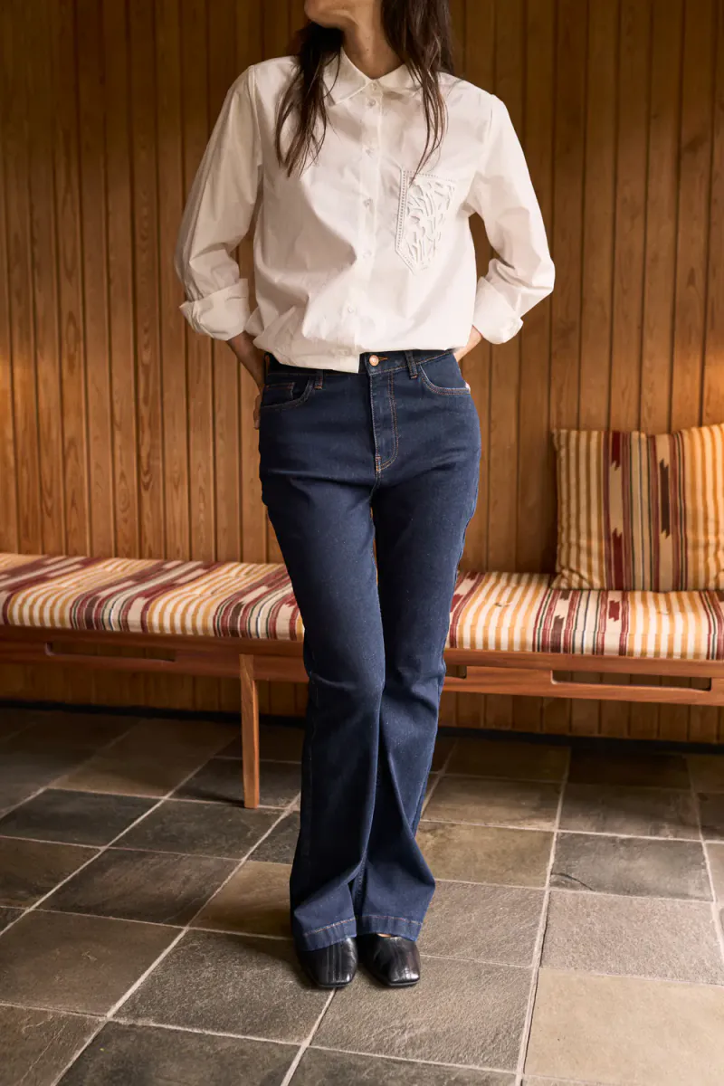 Denisa Shirt, Bright White