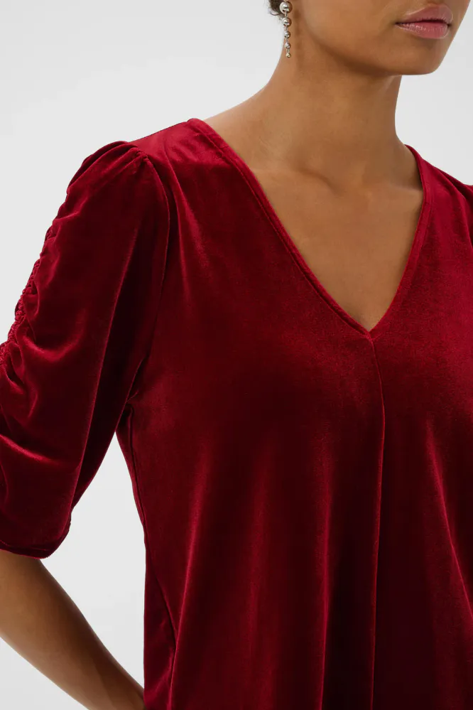 Valeriia Blouse, Biking Red