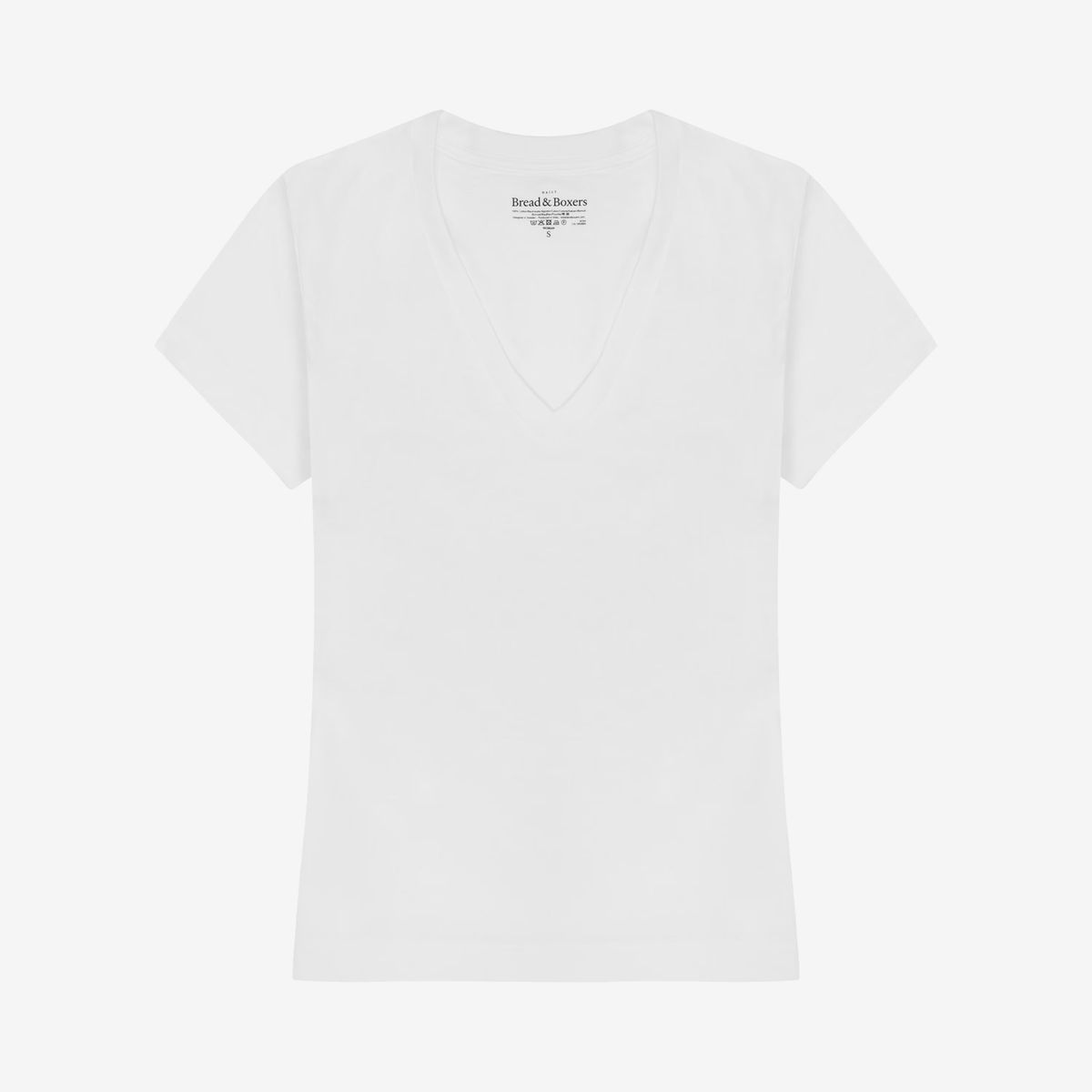V-Neck Regular, White