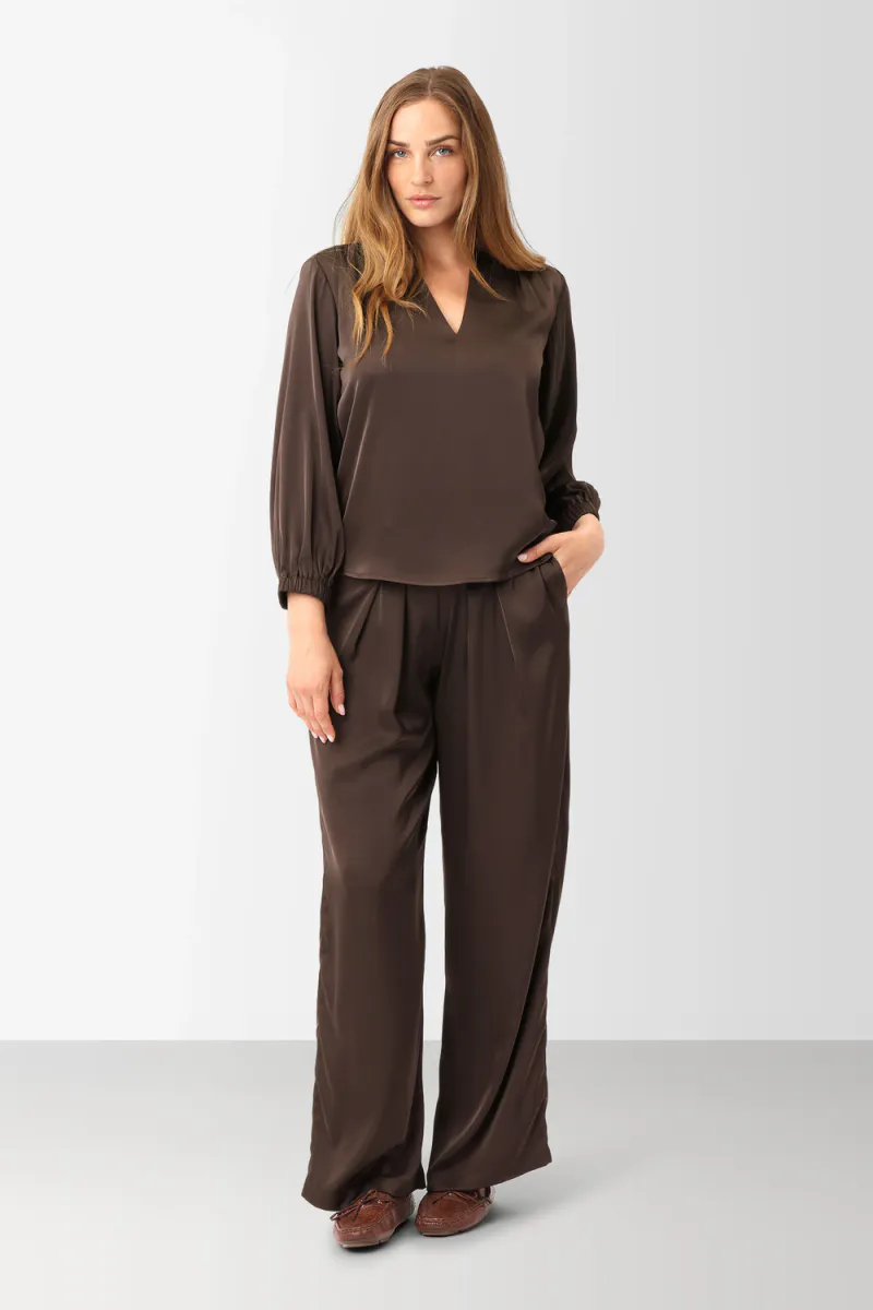 Blake Pants, Semi Rich Dark Brown