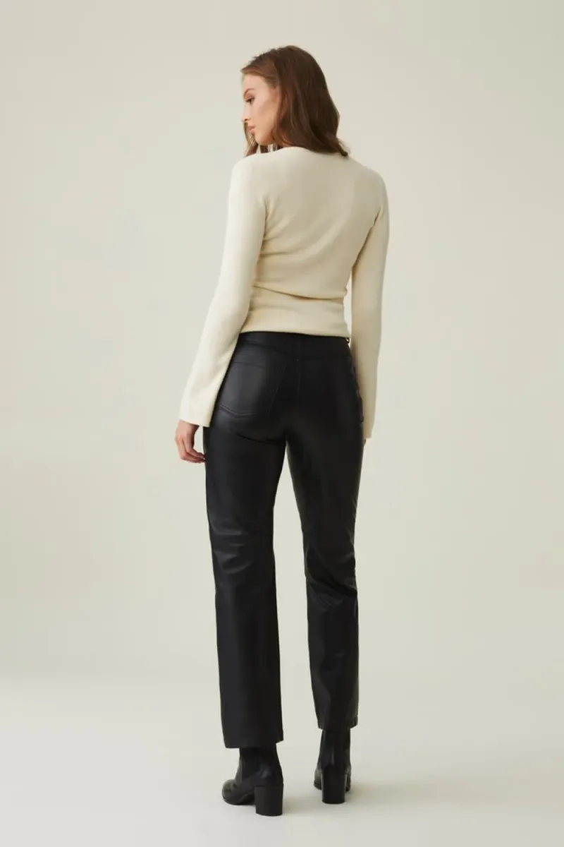 Lola High-Rise Leather Pants