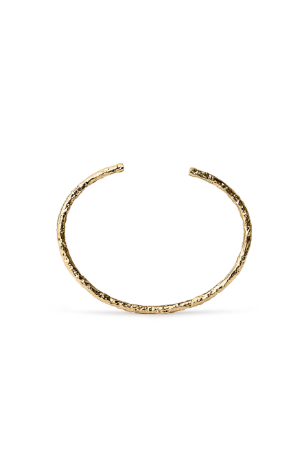 Hovedbilde Textured Bangle Bracelet, Gold