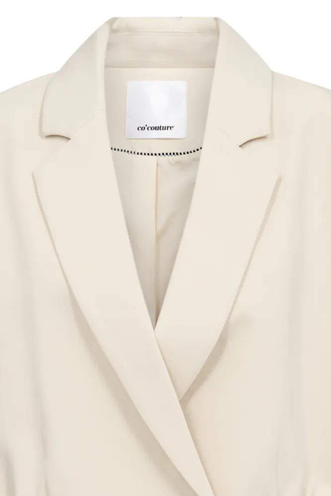 Acile Crop Blazer, Bone