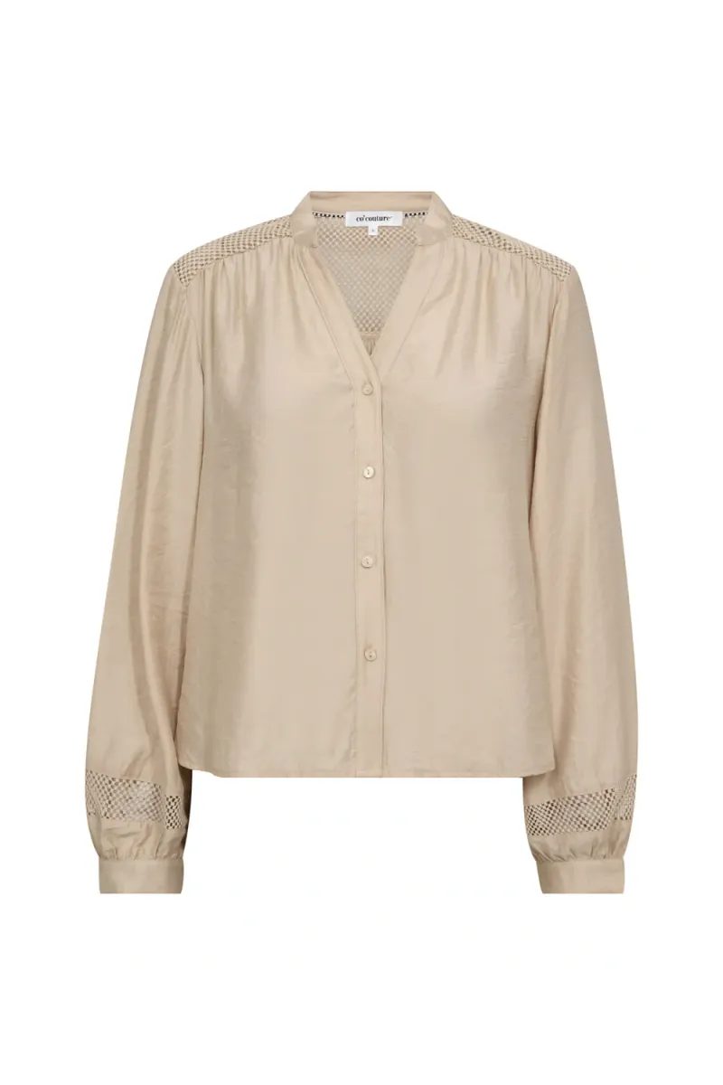 Gwenda V-Shirt, Mink