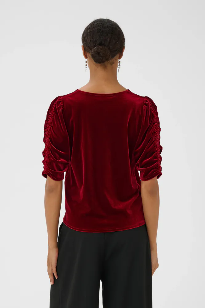 Valeriia Blouse, Biking Red