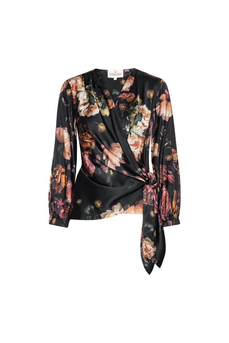 Elena Blouse, Scarlett Flower