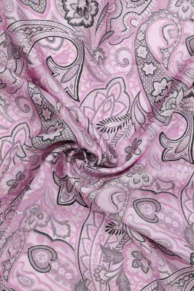Maya Silkeskjerf 65 x 65 cm, Lys Rosa