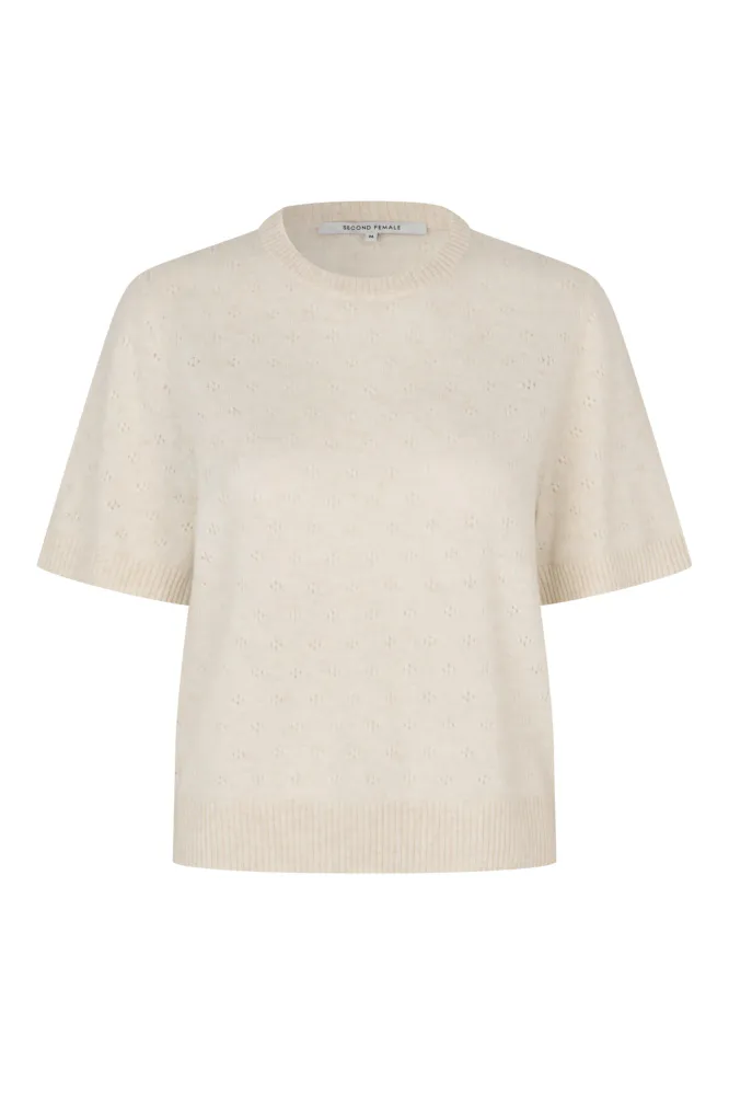 Amala Knit SS O-Neck, Tofu