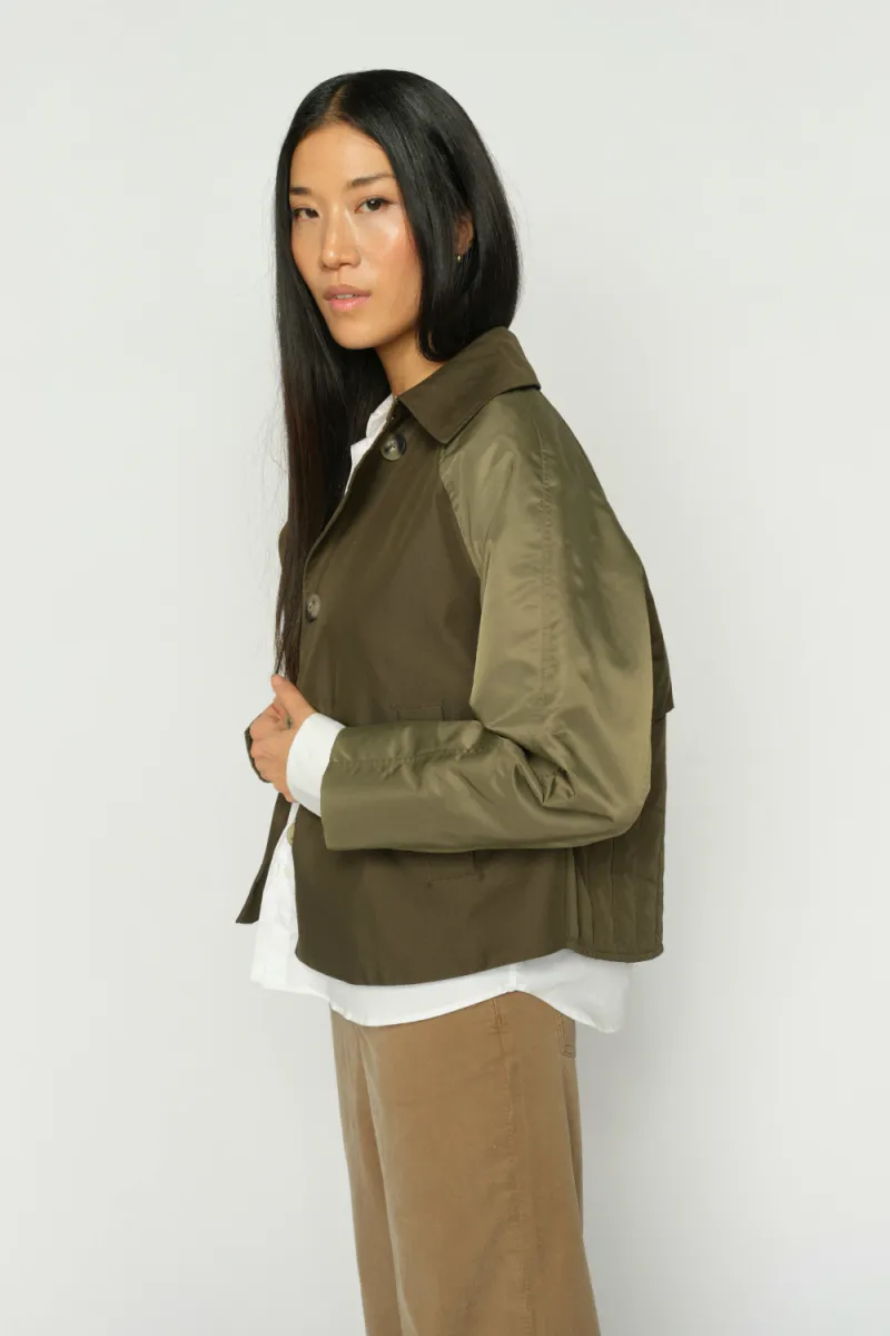 Zyla Neola Trenchcoat, Olive Night