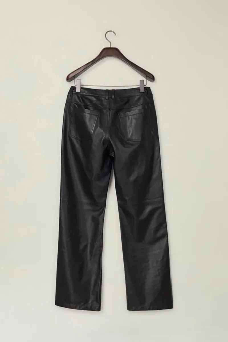 Lola High-Rise Leather Pants
