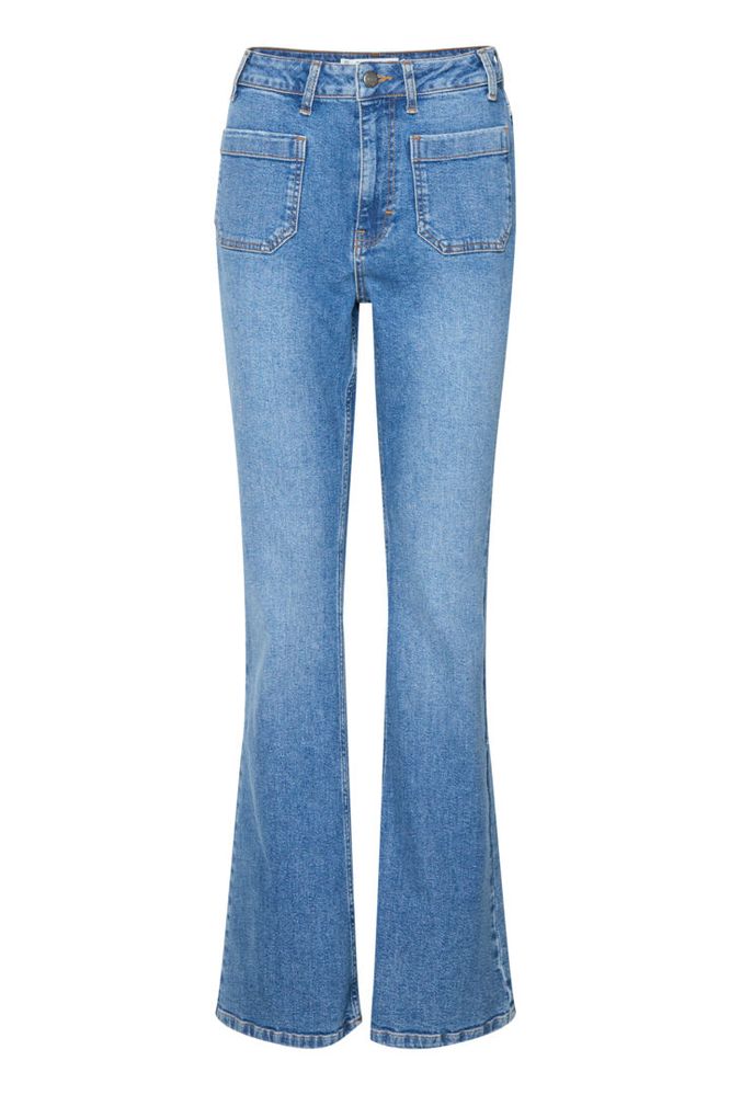 Bella UHW Bootcut Leg, Medium Blue Denim