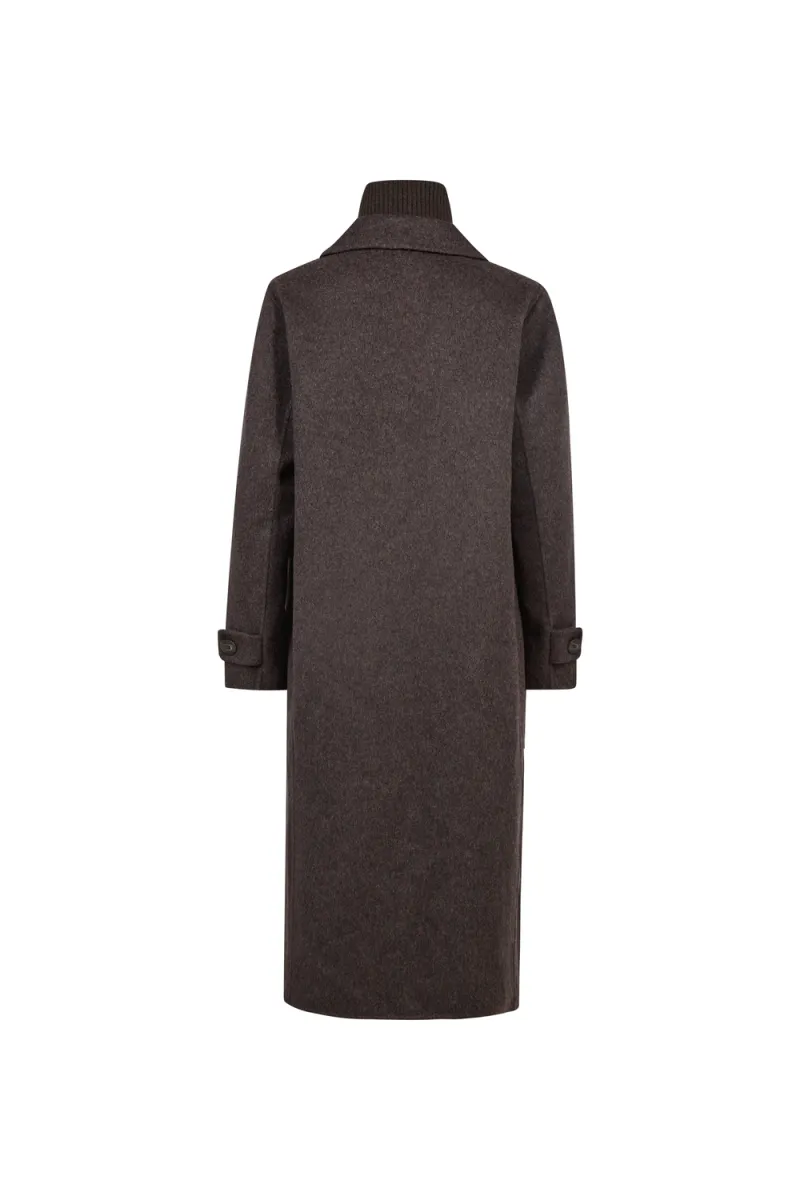 Alva Loisa Mock Neck Coat, Delicioso