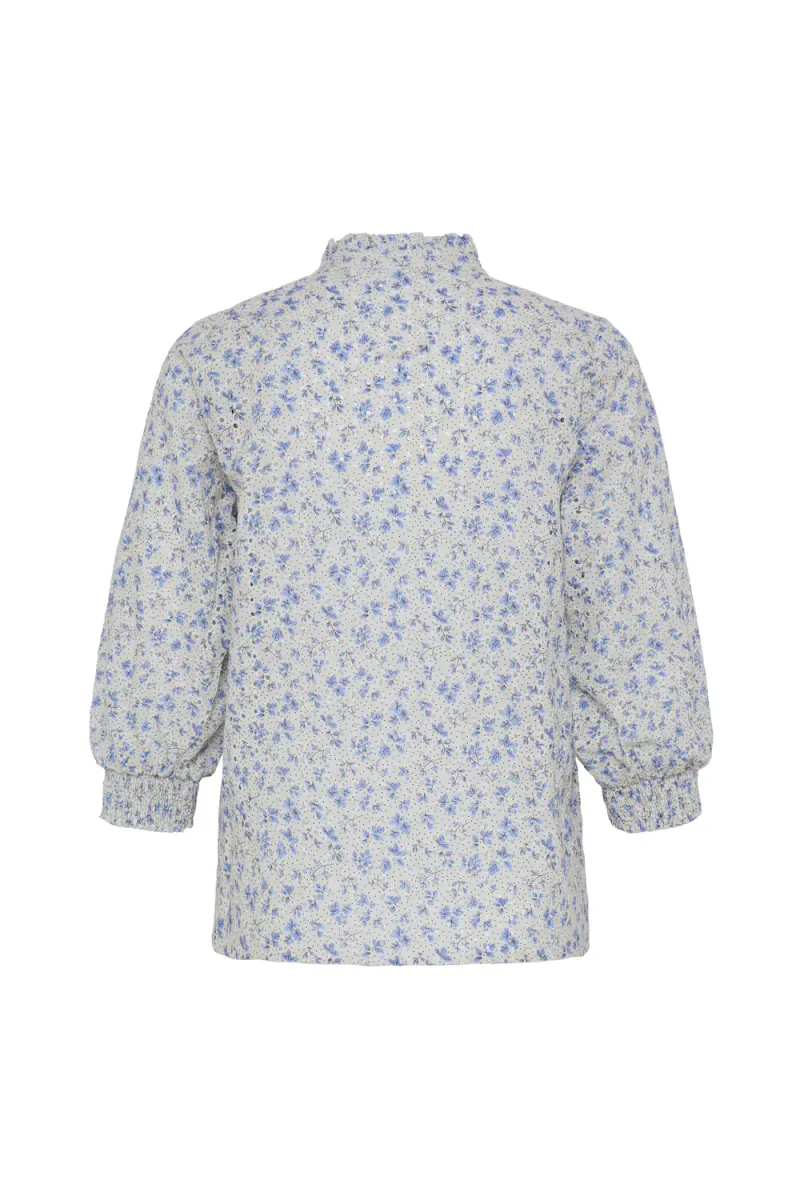 Dolores 3/4 SL Blouse, Vista Blue