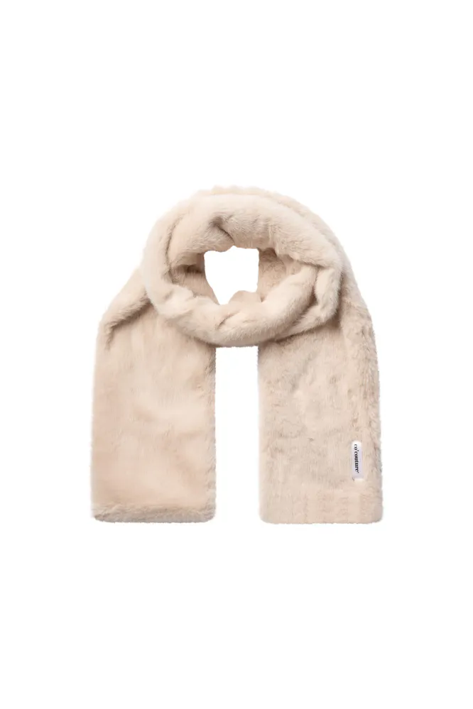 Penza Fur Scarf, Bone