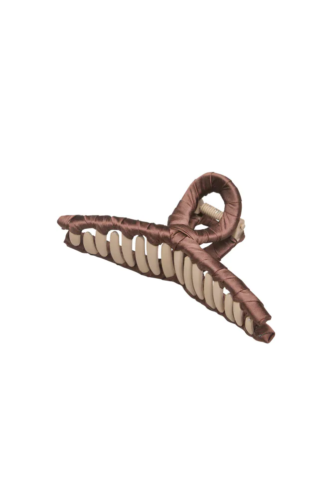 Luster Celabrina Hair Claw, Chocolate Brown