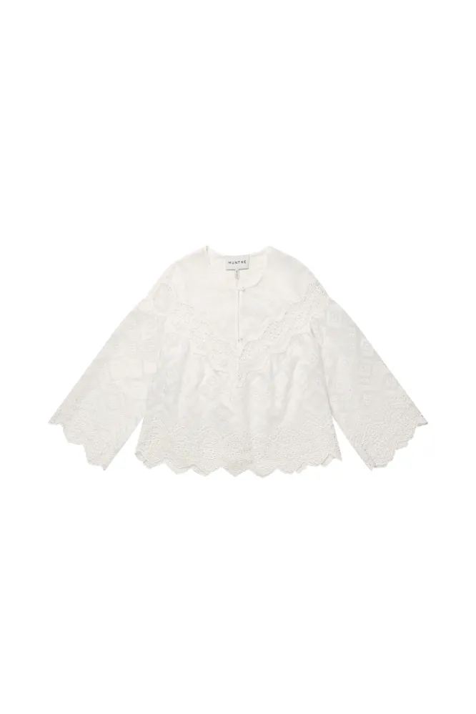 Valiance Blouse, White