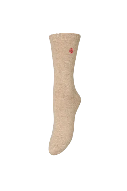 Hovedbilde Rosea Wola Sock, Beige Melange