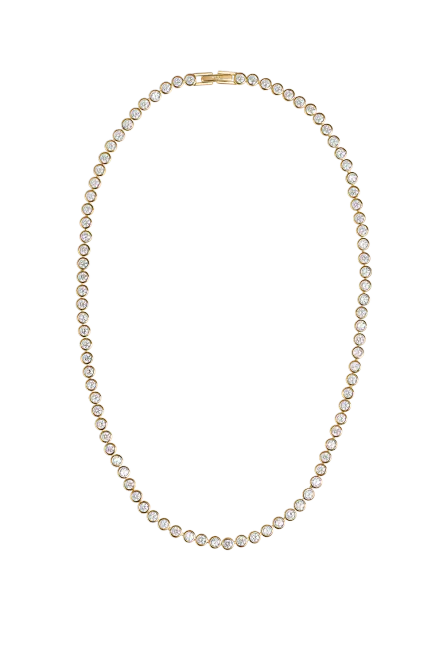 Hovedbilde Lotus Tennis Necklace, Gold