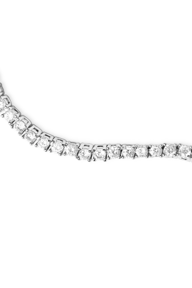 Ora Tennis Bracelet, Silver