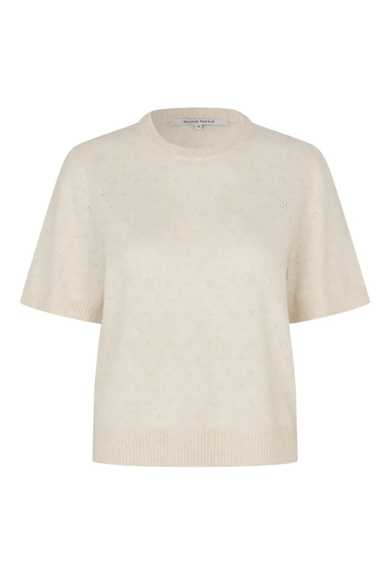 Amala Knit SS O-Neck, Tofu