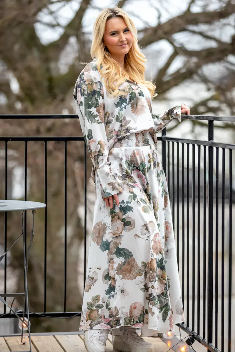 Savannah Skirt, Pale Bouquet