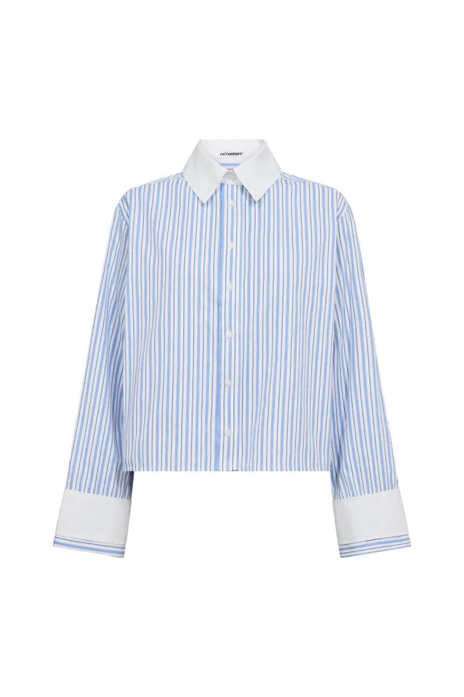 Vouge Cuff Shirt, Pale Blue