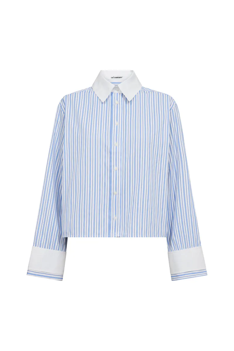 Vouge Cuff Shirt, Pale Blue