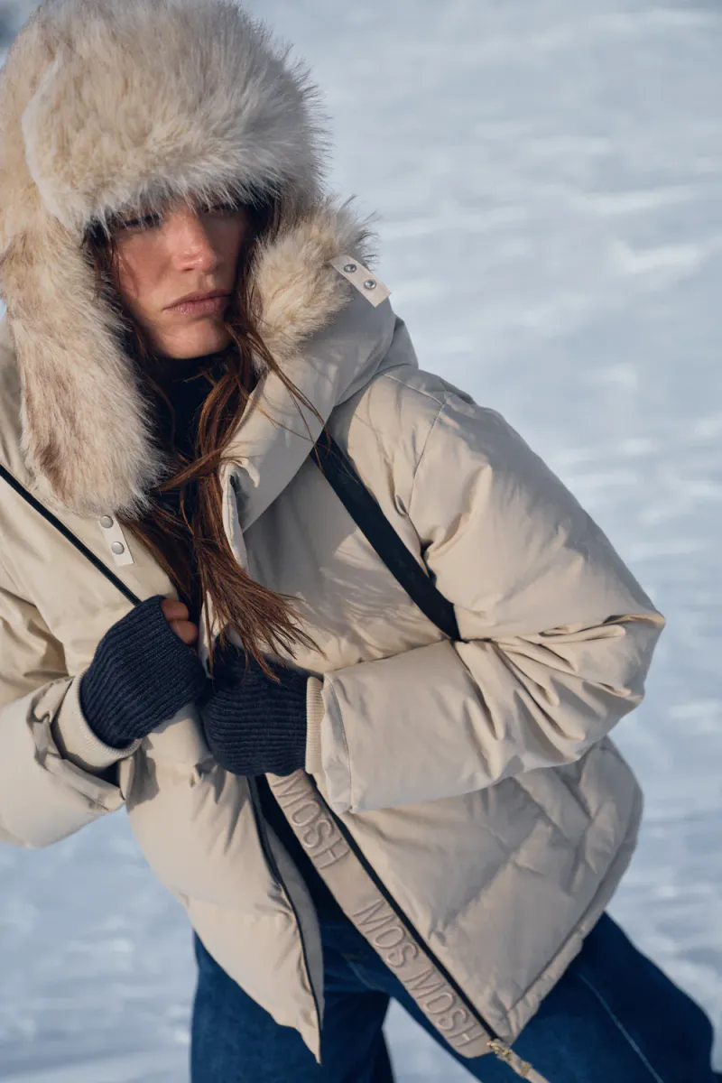 Jilly Hope Down Jacket, Feather Gray