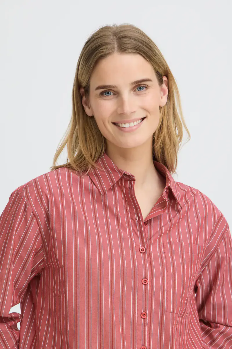 Drine Shirt, Rumba Red Stripe