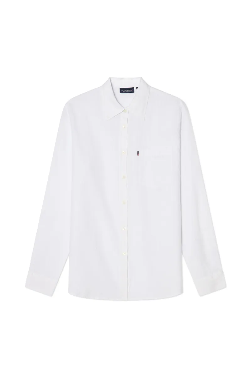 Classic Linen Shirt, White