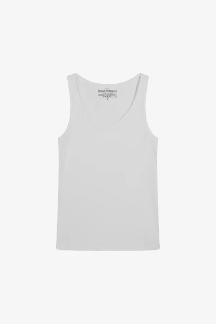 Hovedbilde Tank Ribbed, White