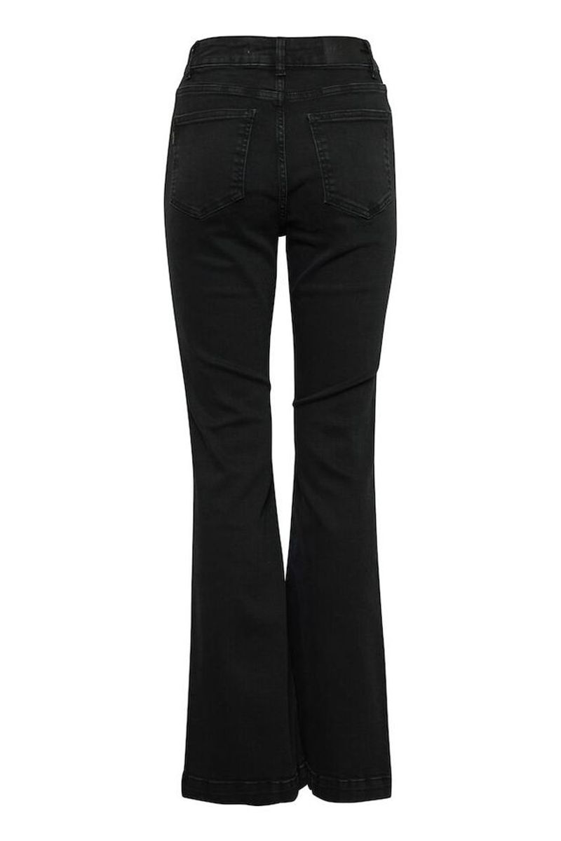 Becca UHW Bootcut Leg, Black Denim