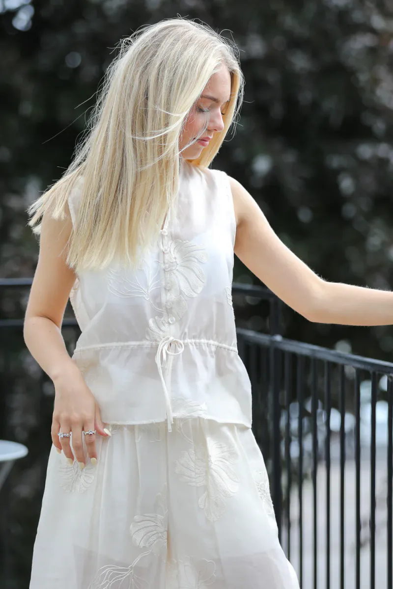 Vira Top, Soft Beige